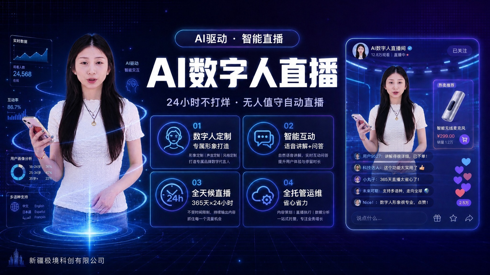 阿克苏数字人公司的案例与应用经验分享