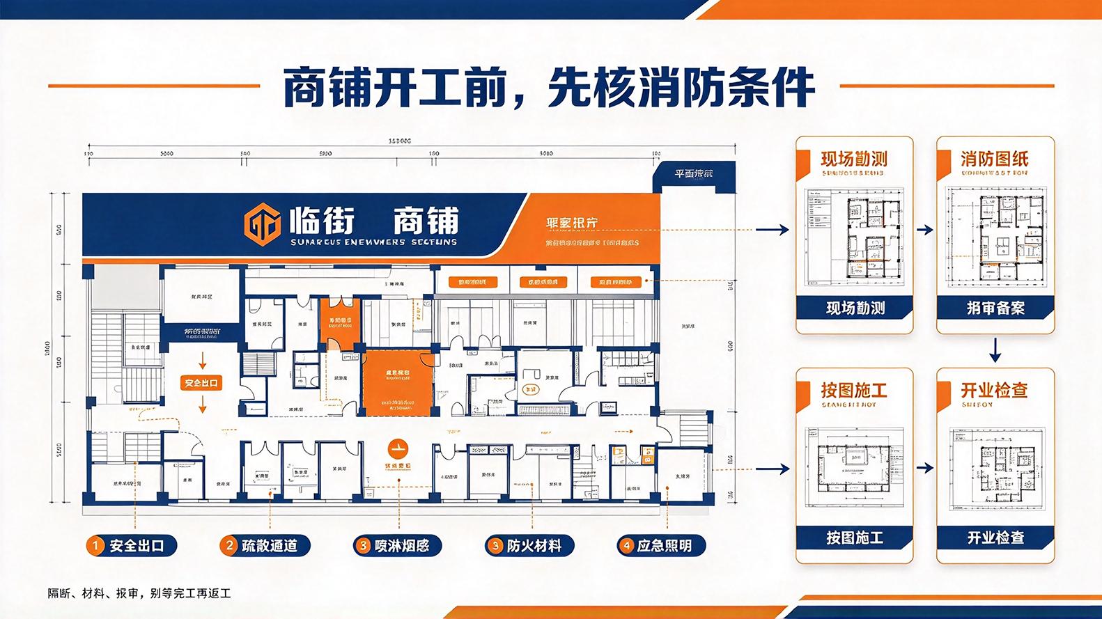 保定装修｜巨恒装饰，保定工装商铺消防报审避坑干货插图