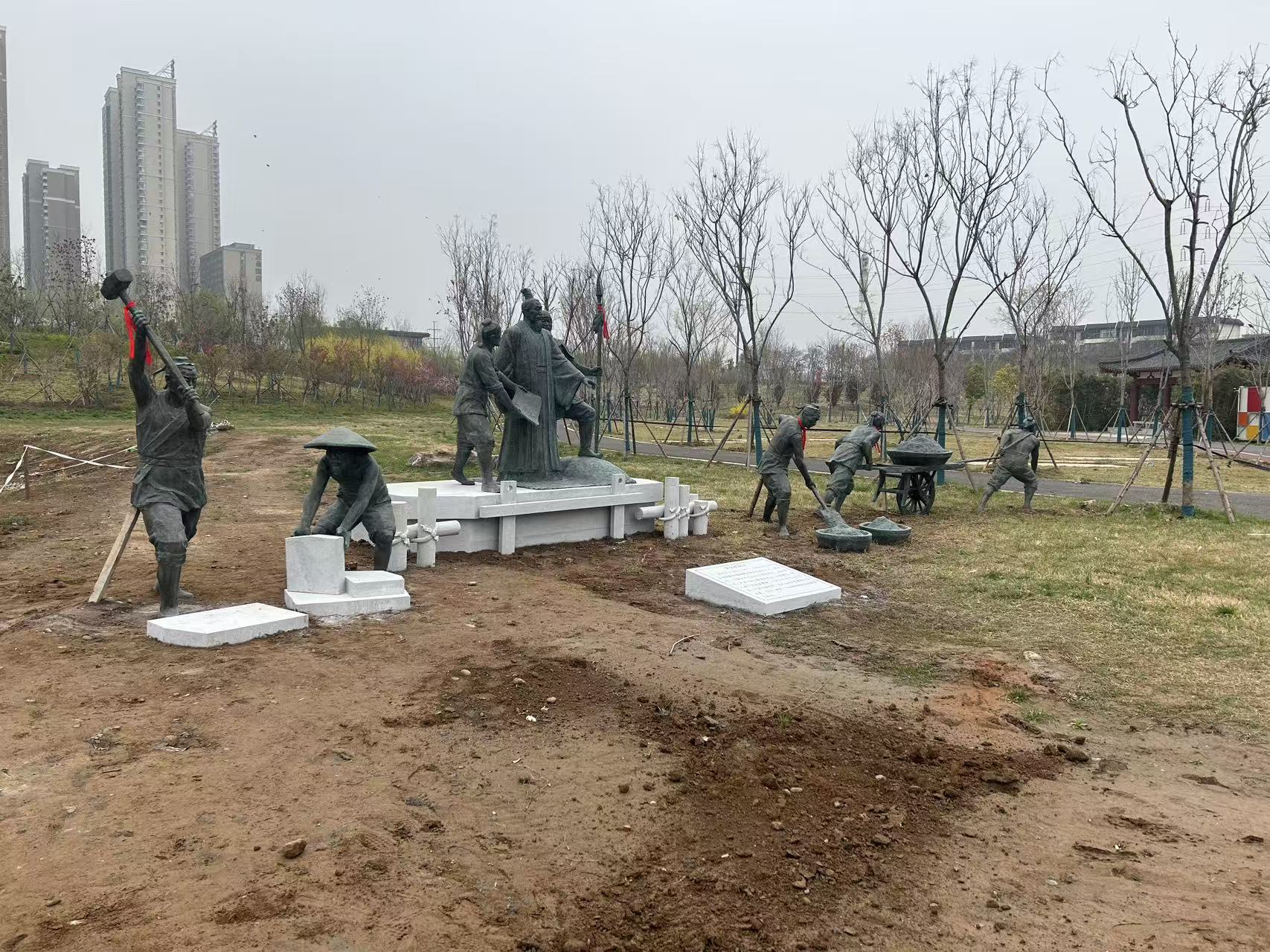 铜雕喷泉雕塑定做的应用场景与落地参考插图