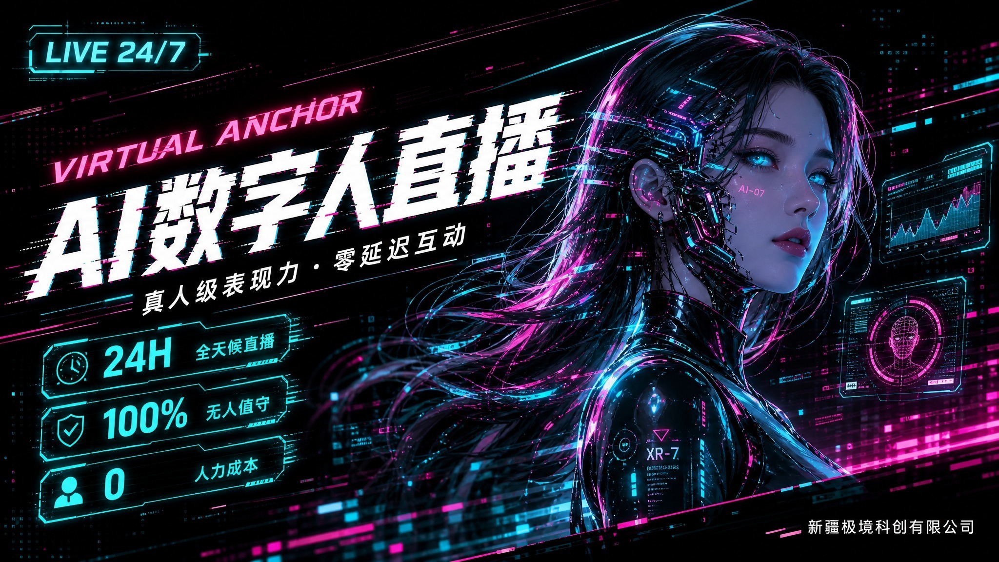 阿克苏市AI数字人直播公司哪家便宜 极境科创